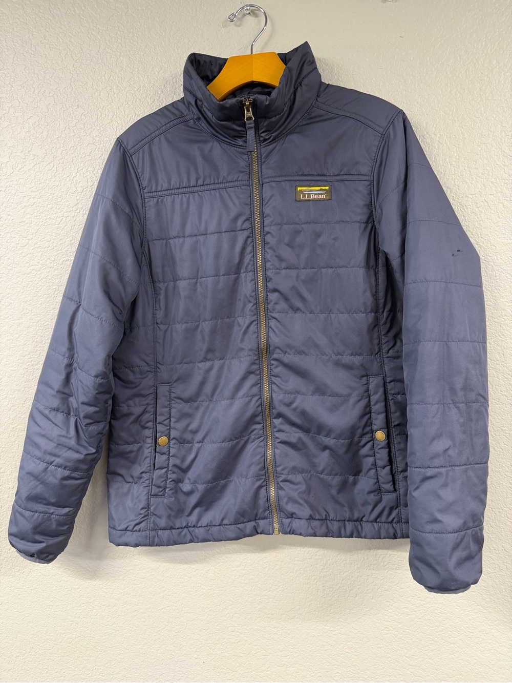 L.L. Bean Women’s Quilted Puffer Jacket — Gray - Size Medium